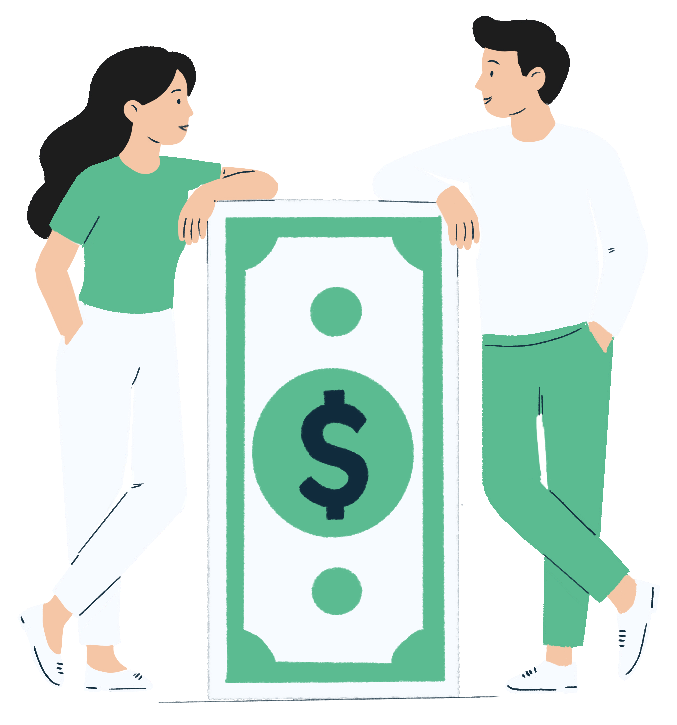 EasyMoney hero illustration