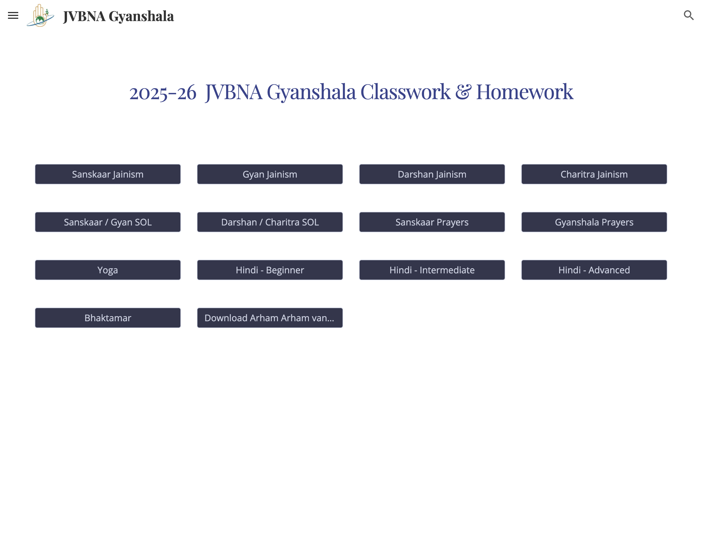 Original JVBNA Gyanshala website
